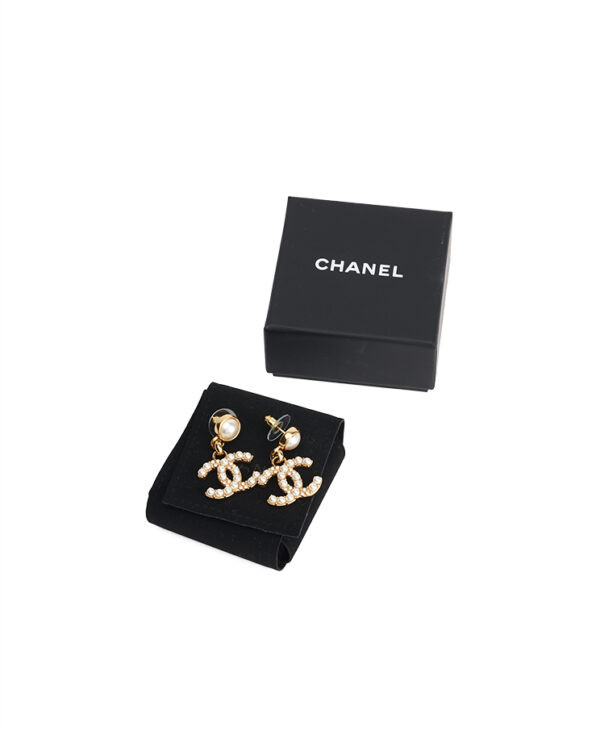 Chanel CC Logo Drop Earrings – (ex)bags