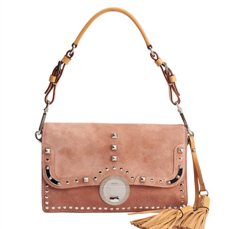 Prada Studded Top Handle Bag