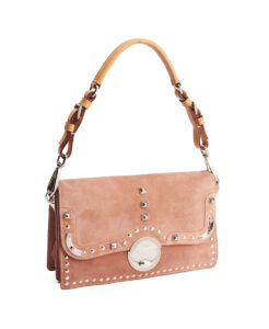 Prada Studded Top Handle Bag