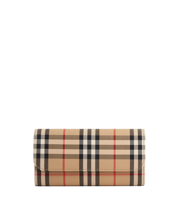 Burberry Halton Check Wallet Long – (ex)bags