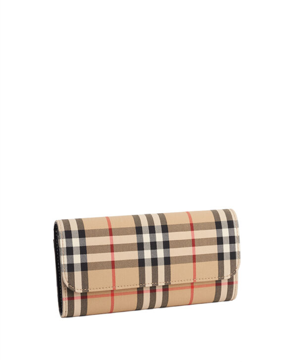 Burberry Halton Check Wallet Long – (ex)bags