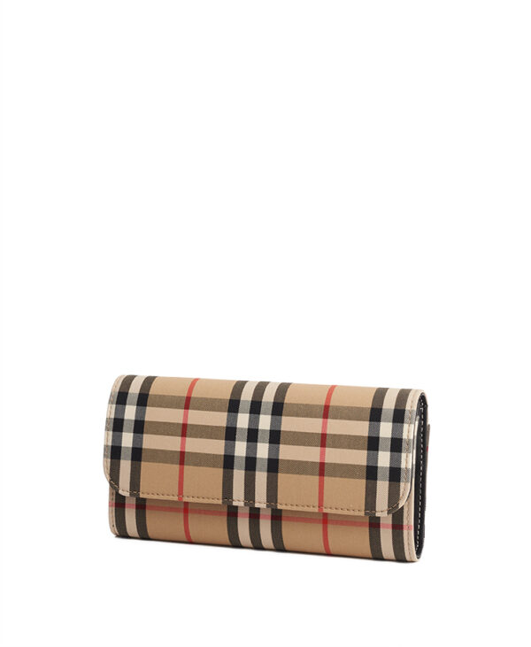 Burberry Halton Check Wallet Long – (ex)bags