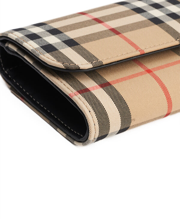 Burberry Halton Check Wallet Long – (ex)bags