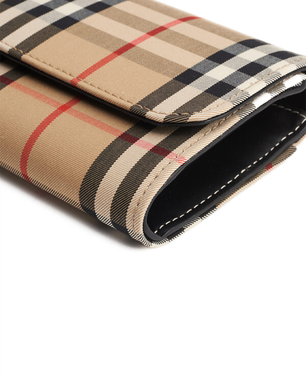 Burberry Halton Check Wallet Long – (ex)bags