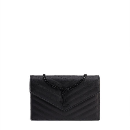 Saint Laurent Cassandre Envelope Chain Wallet