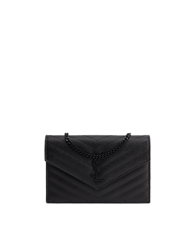 Saint Laurent Cassandre Envelope Chain Wallet