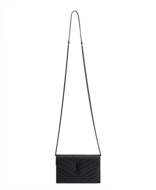 Saint Laurent Cassandre Envelope Chain Wallet