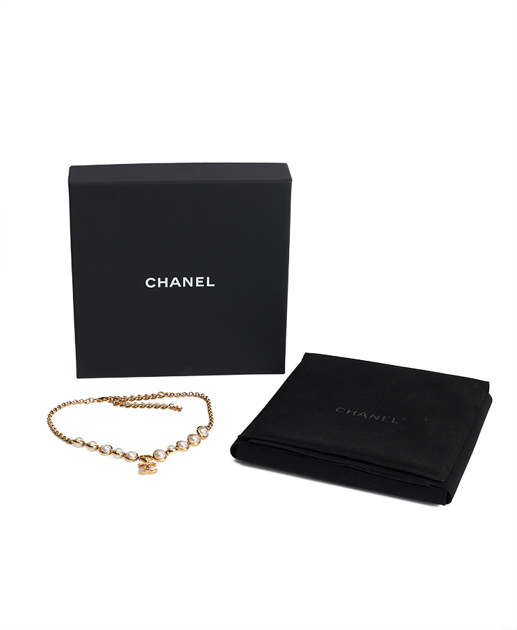 Chanel CC Pearl Necklace