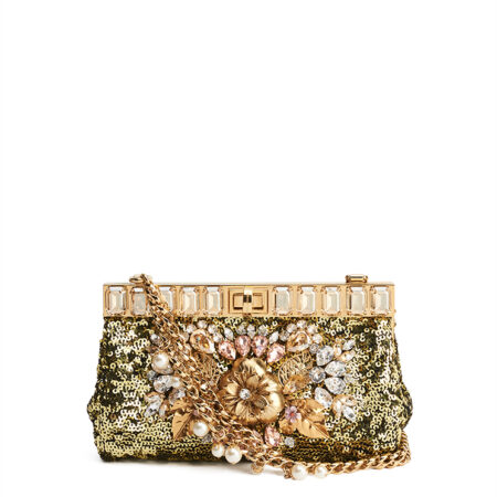 Dolce & Gabbana Crystal Clutch Bag