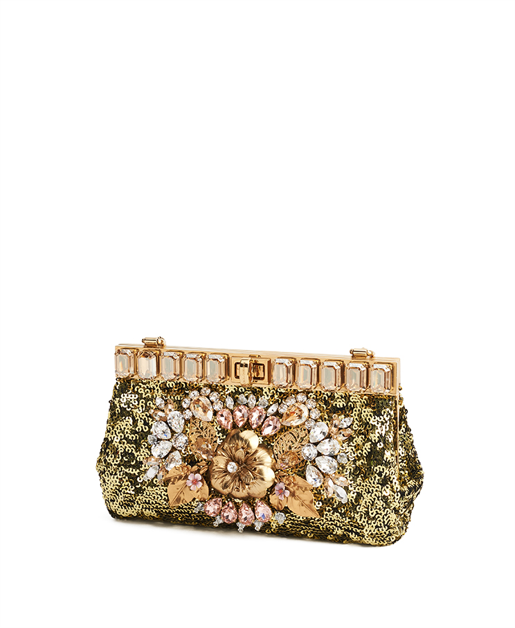 Dolce & Gabbana Crystal Clutch Bag