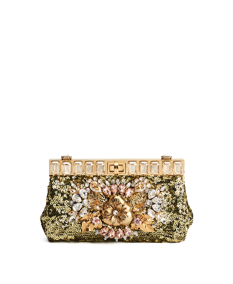 Dolce & Gabbana Crystal Clutch Bag