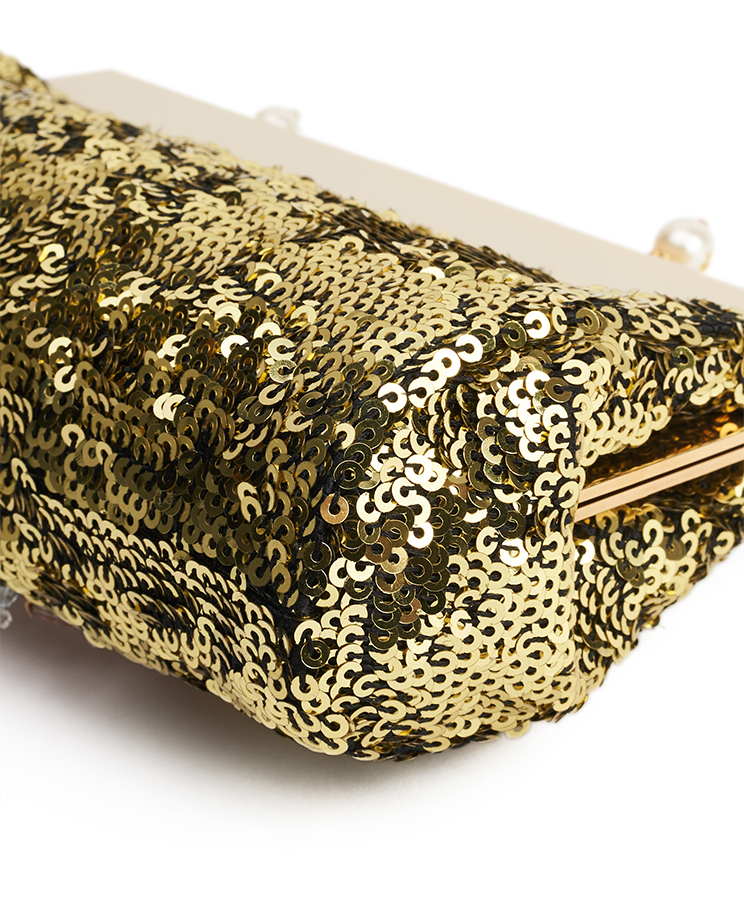 Dolce & Gabbana Crystal Clutch Bag