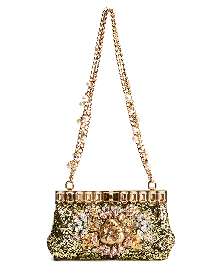 Dolce & Gabbana Crystal Clutch Bag