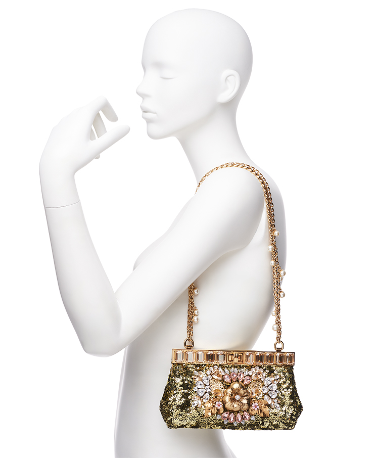 Dolce & Gabbana Crystal Clutch Bag