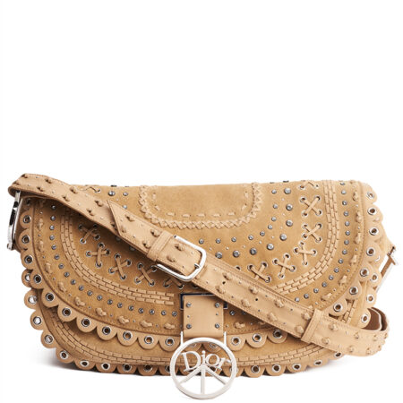 Dior Crystal ‘Peace and Love’ Shoulder Bag