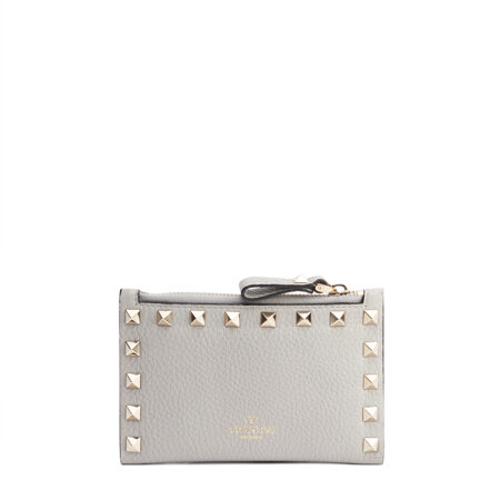 Valentino Garavani Rockstud Cardholder With Zip