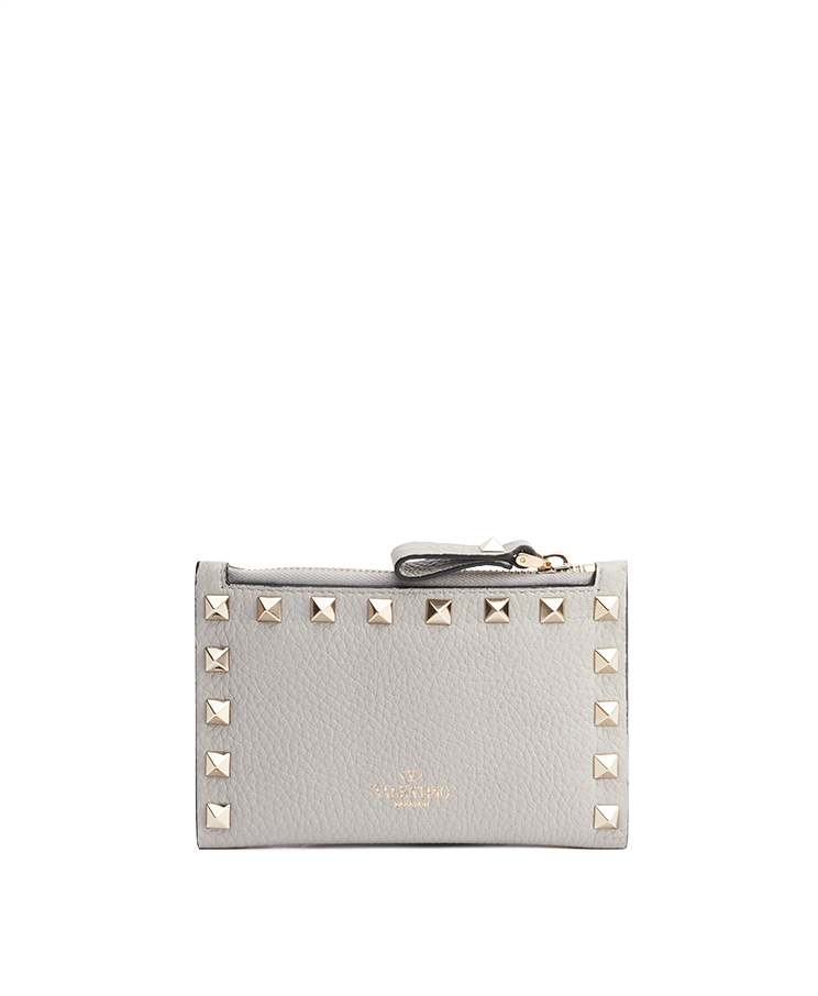 Valentino Garavani Rockstud Cardholder With Zip
