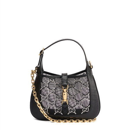 Gucci Jackie 1961 Crystal GG Mini