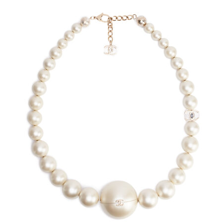 Chanel Pearl Necklace Minaudiere