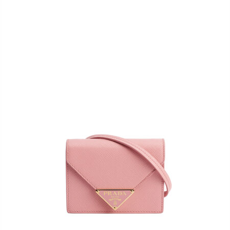 Prada Card Holder With Shoulder Strap