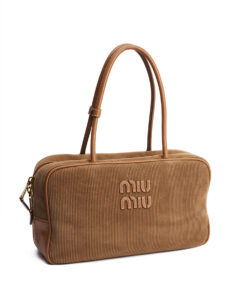 Miu Miu Beau Corduroy Top-Handle Bag