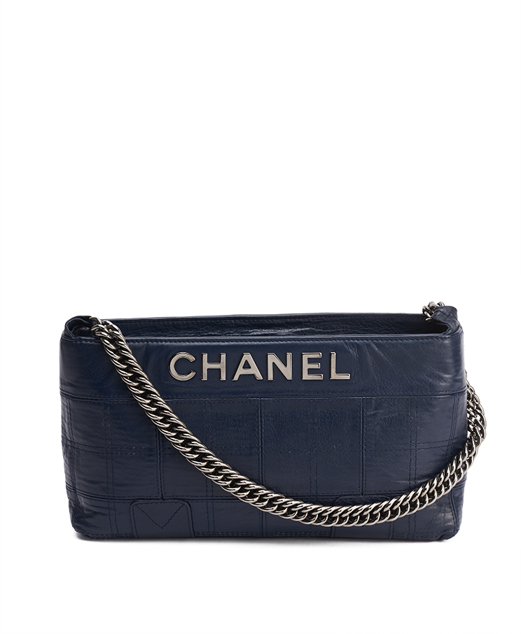 Chanel Lax Pochette Chain Shoulder Bag