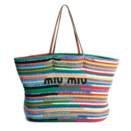 Miu Miu Crochet Tote Bag