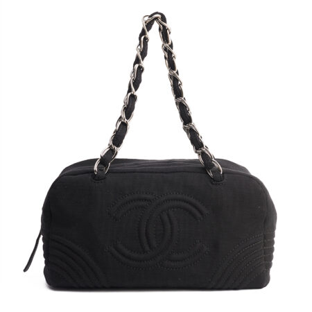 Chanel СС Jersey Bowling Bag Medium