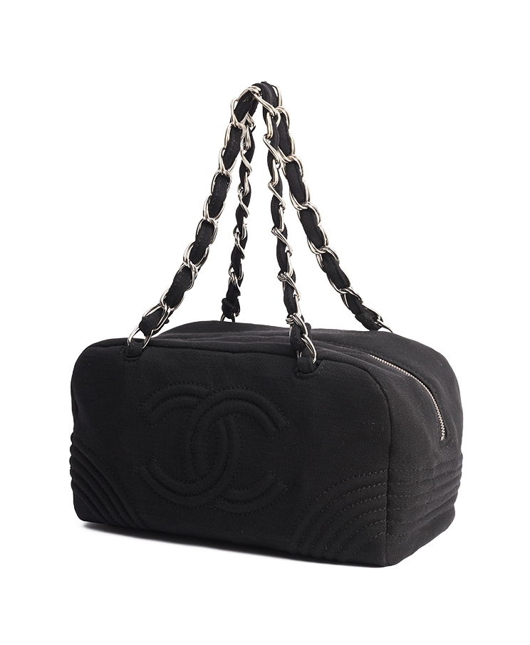 Chanel СС Jersey Bowling Bag Medium