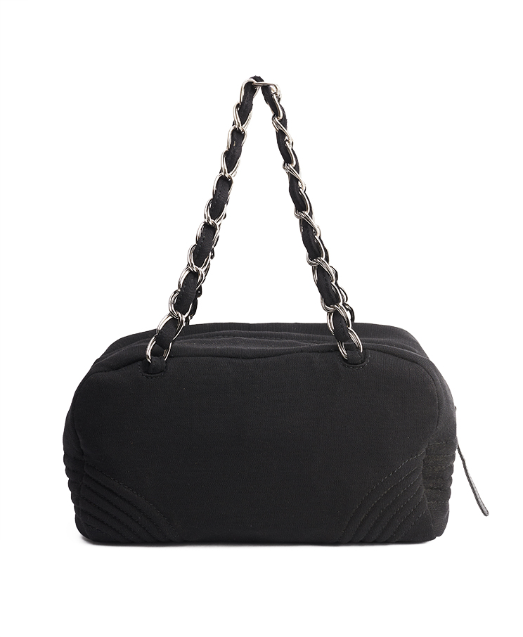 Chanel СС Jersey Bowling Bag Medium
