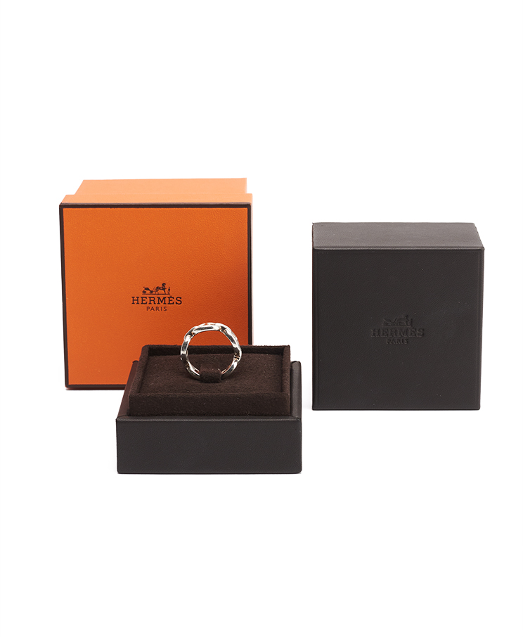 Hermes Chaine D'ancre Ring 53