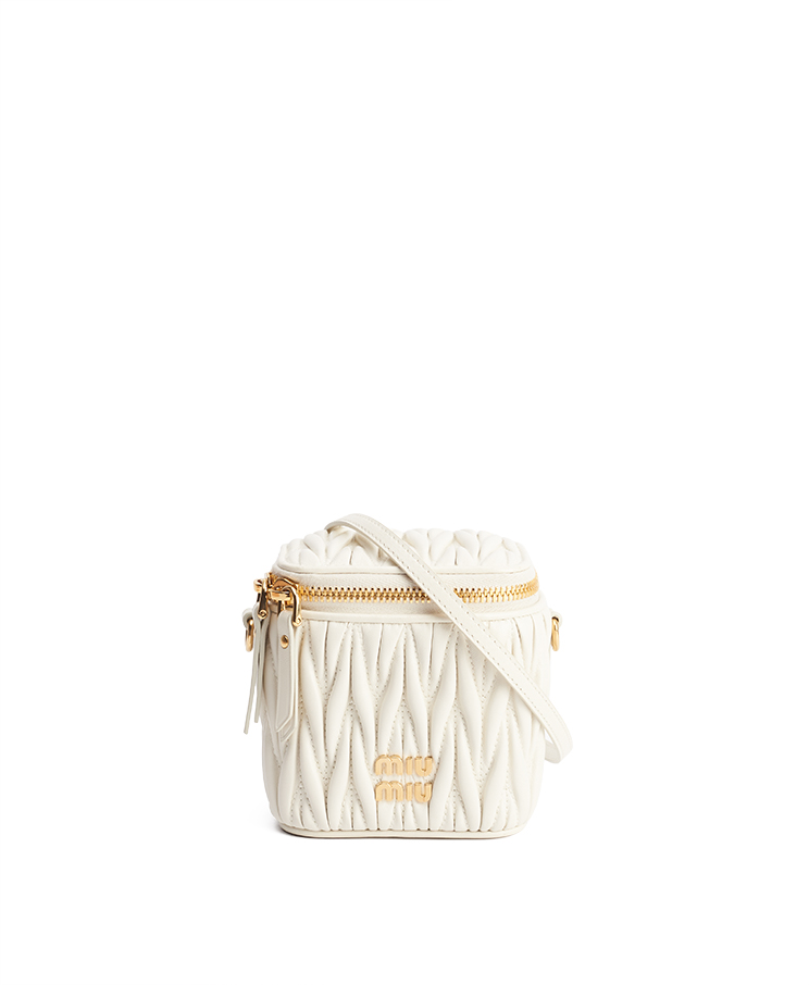 Miu Miu Matelasse Crossbody Bag Micro