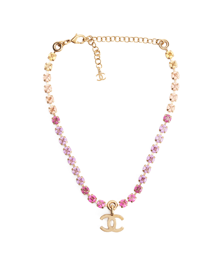 Chanel СС Crystal Choker Necklace