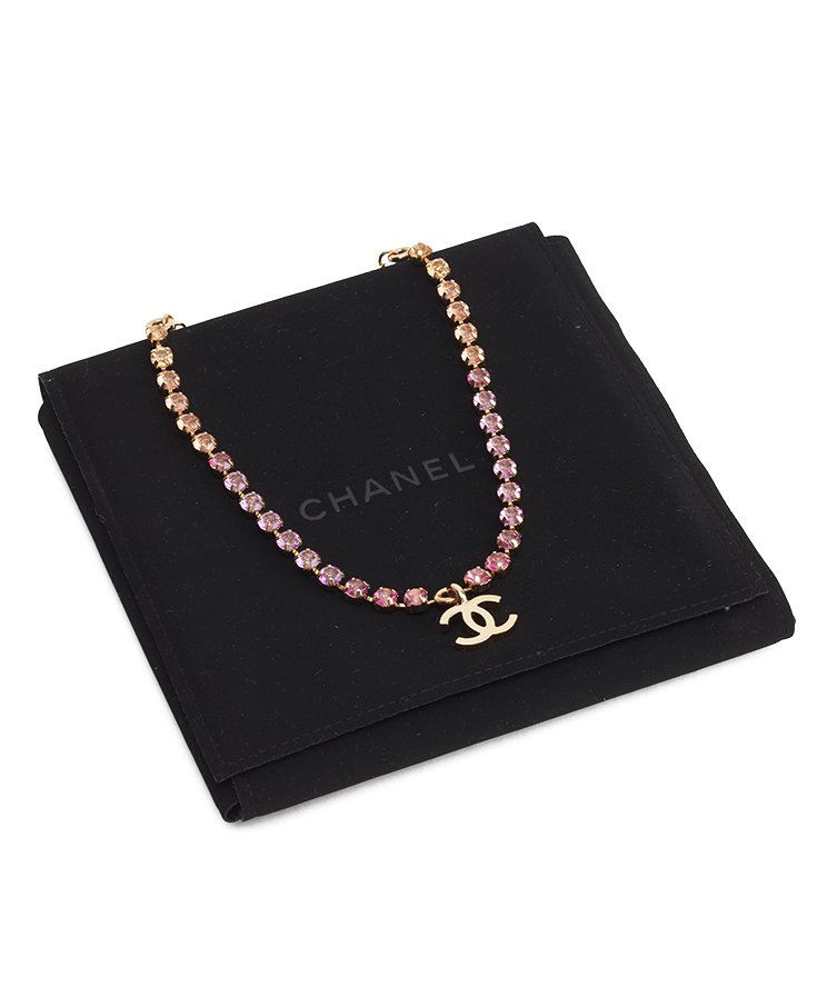 Chanel СС Crystal Choker Necklace