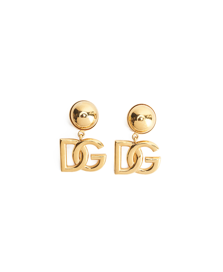 Dolce & Gabbana DG Logo Clip-On Earrings