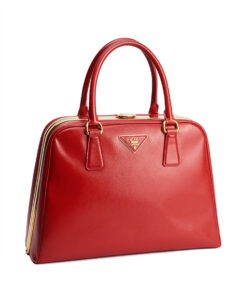 Prada Pyramid Frame Top Handle Bag