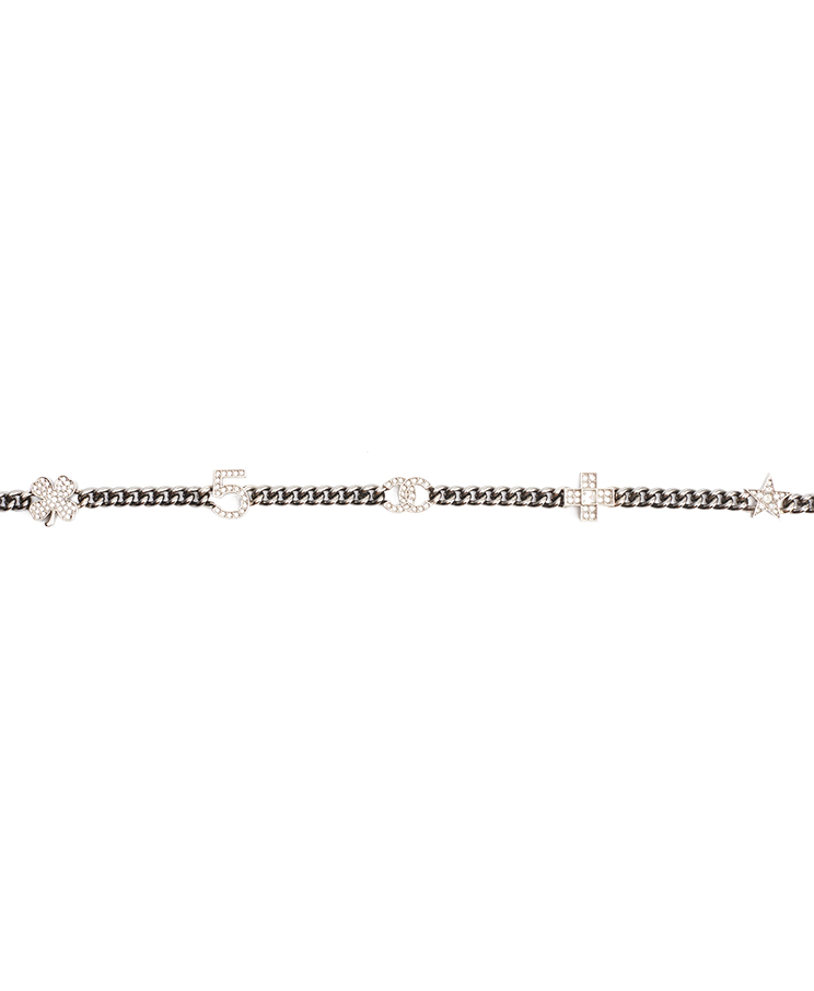Chanel CC Charms Choker Necklace