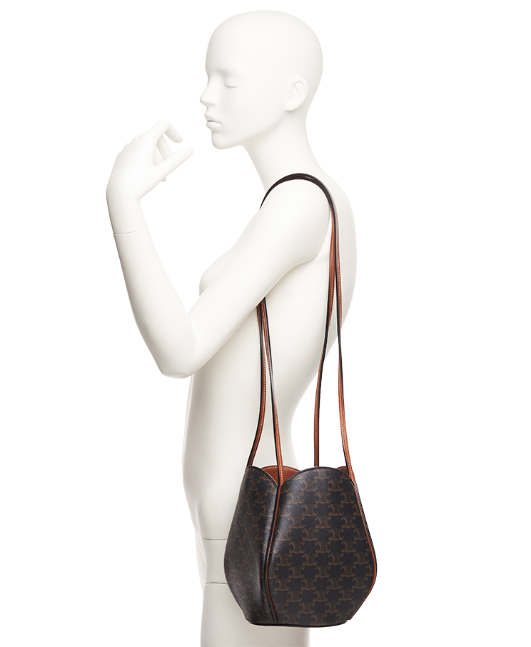 Celine Triomphe Marlou Bucket Bag