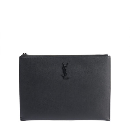 Saint Laurent Logo Zip Pouch