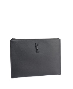 Saint Laurent Logo Zip Pouch