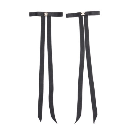 Chanel СС Bow Hair Clips