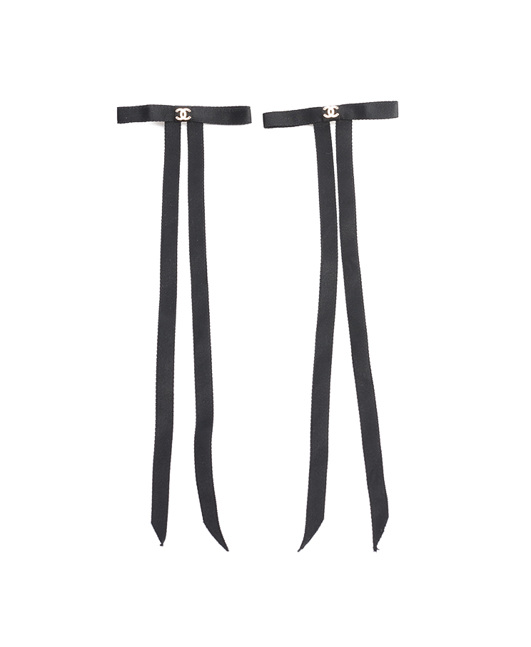 Chanel СС Bow Hair Clips