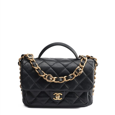 Chanel Flap Bag Mini With Top Handle