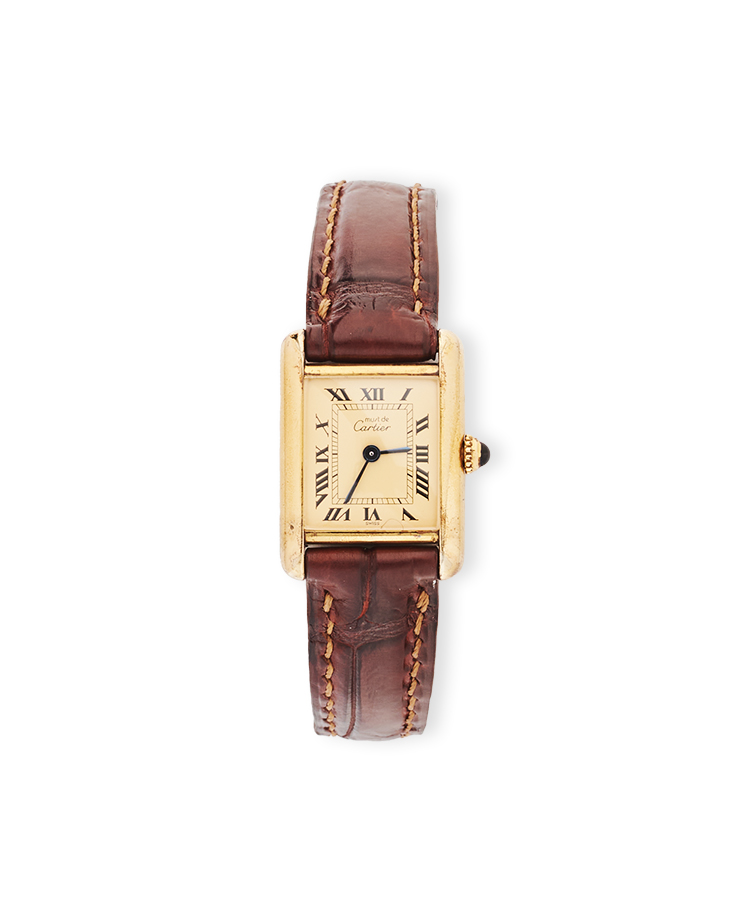 Cartier Must Tank Vermeil