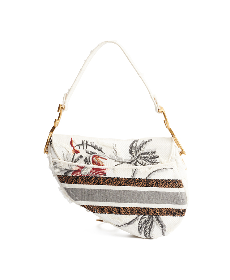 Dior Saddle Medium ‘Camouflage Flowers’