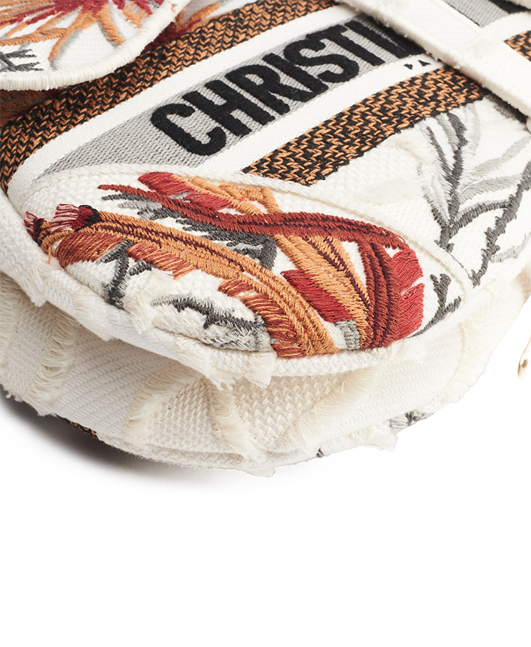 Dior Saddle Medium ‘Camouflage Flowers’