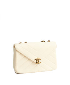 Chanel Chevron Envelope Flap Bag Small