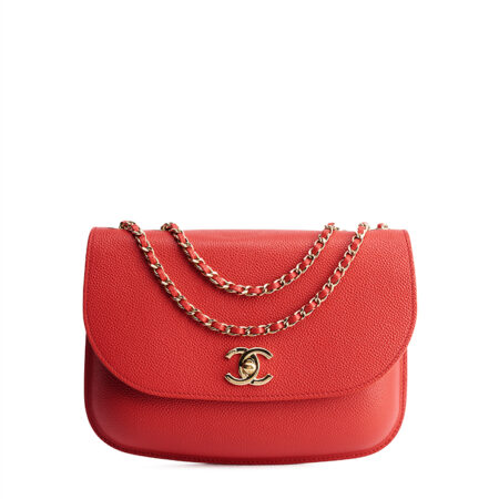 Chanel Curved CC Messenger Flap Small
