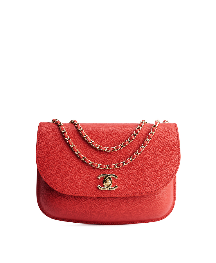 Chanel Curved CC Messenger Flap Small