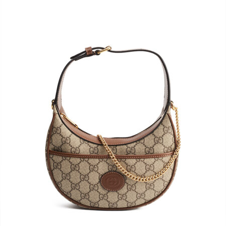 Gucci Ophidia Half-Moon Bag Mini